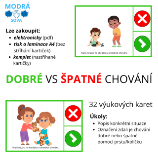 Dobré nebo špatné chování (32 karet)